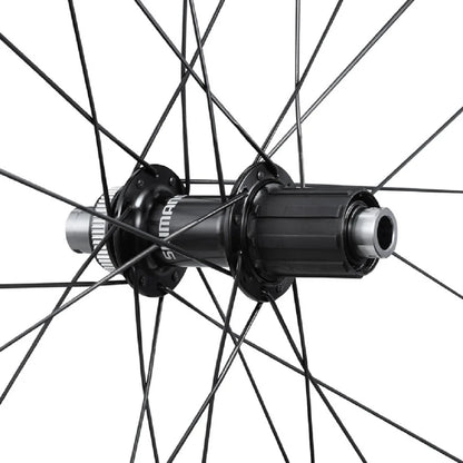 Roues vélo route carbone Shimano 105 WH-RS710 32mm Disc Brake