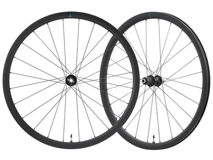 Roues vélo route carbone Shimano 105 WH-RS710 32mm Disc Brake