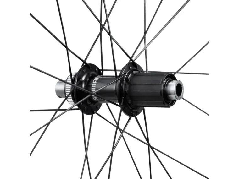 Roues vélo route carbone Shimano 105 WH-RS710 32mm Disc Brake